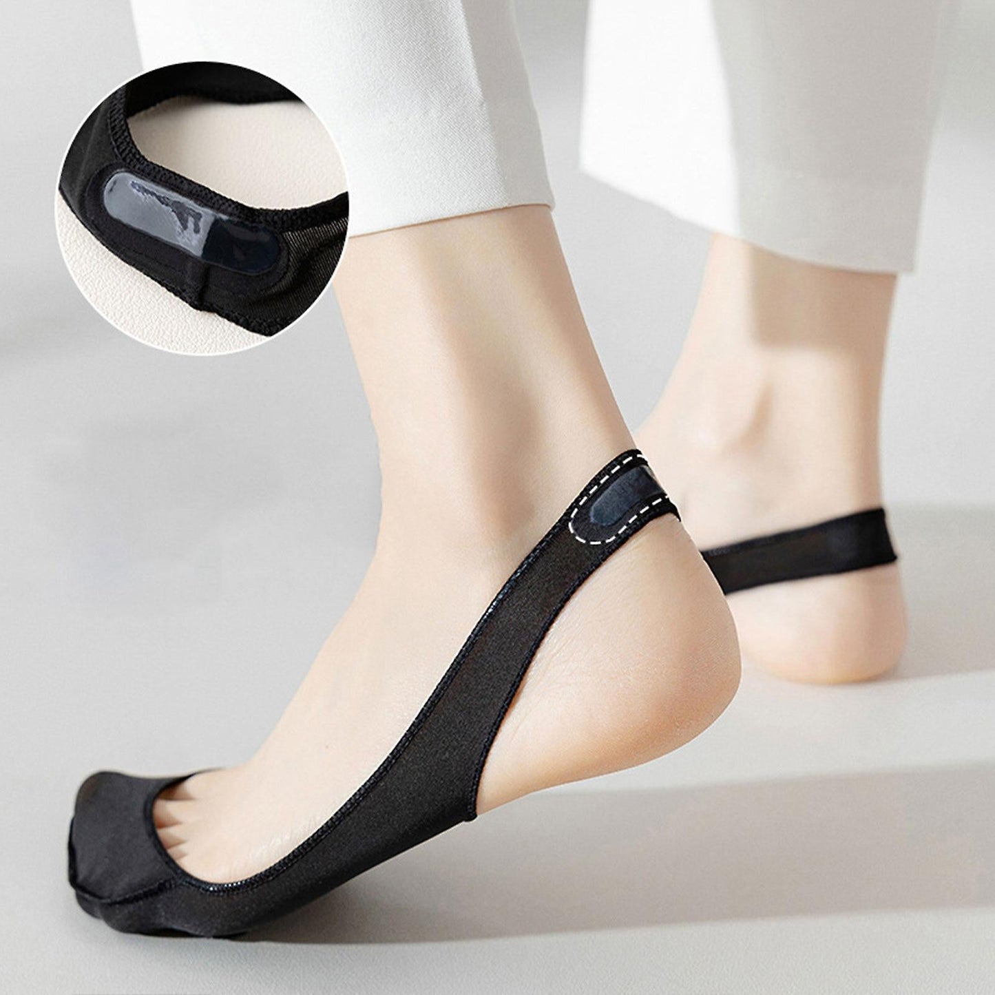 💕Kaufe 1 Paar und erhalte 4 Paar!🌷Silikon-Antirutschsocken