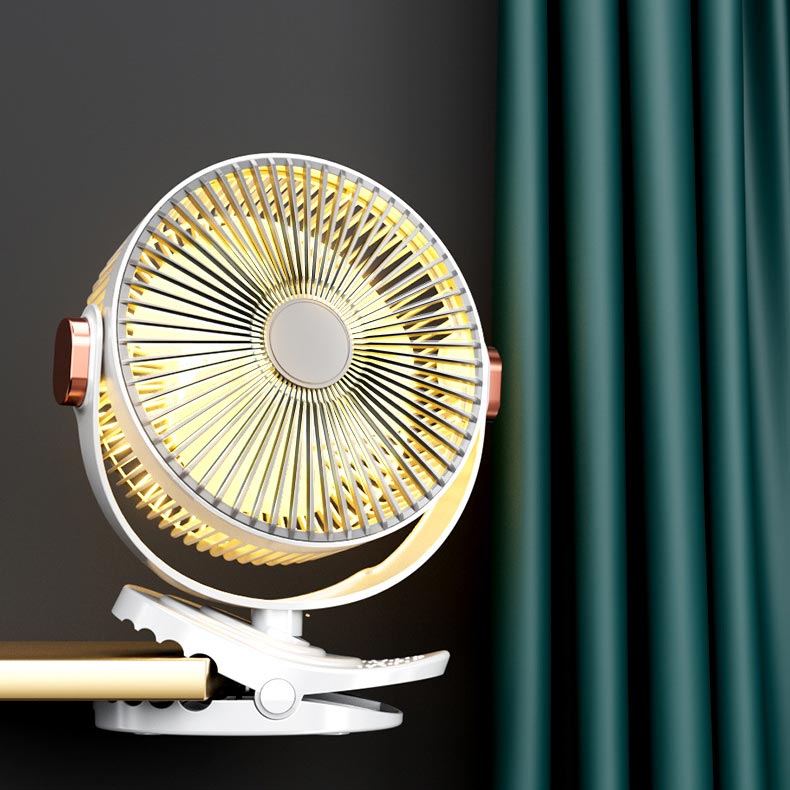 Tragbarer, leiser Ventilator mit Kühl- und Nachtlichtfunktion