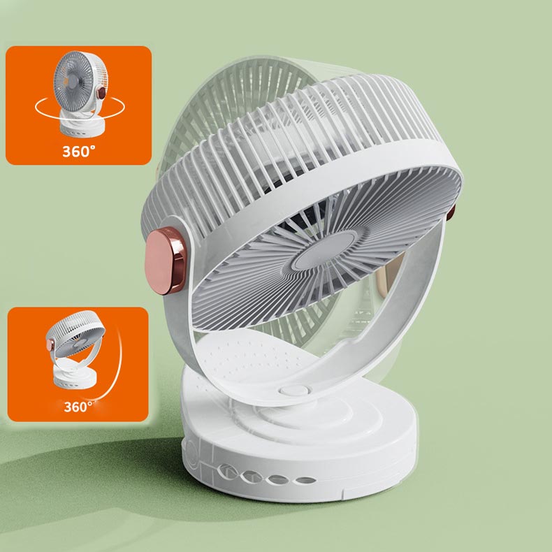 Tragbarer, leiser Ventilator mit Kühl- und Nachtlichtfunktion