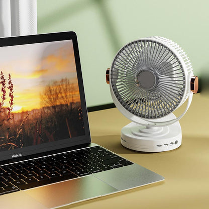 Tragbarer, leiser Ventilator mit Kühl- und Nachtlichtfunktion