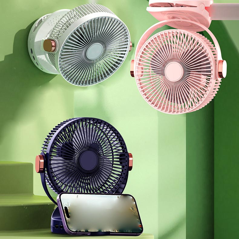 Tragbarer, leiser Ventilator mit Kühl- und Nachtlichtfunktion