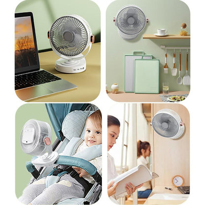 Tragbarer, leiser Ventilator mit Kühl- und Nachtlichtfunktion