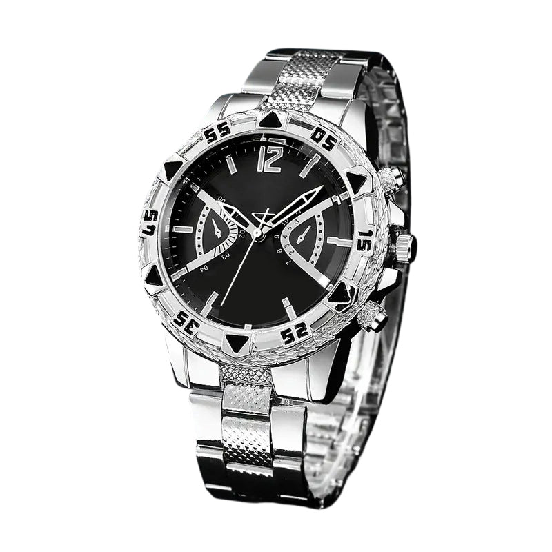 ⌚Klassische Herren-Quarzuhr aus Metall