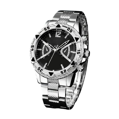 ⌚Klassische Herren-Quarzuhr aus Metall