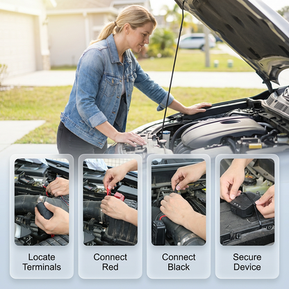 12V Ultraschall-Auto-Nagetiervertreiber mit LED-Blitzlichtern