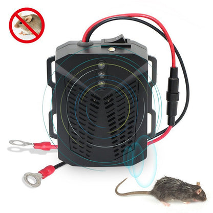 12V Ultraschall-Auto-Nagetiervertreiber mit LED-Blitzlichtern