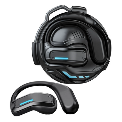 Open-Ear Knochenleitungs-Gaming-Kopfhörer - Ultra-Low-Latency & Druckfrei | Wasserdicht