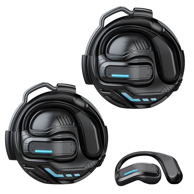 Open-Ear Knochenleitungs-Gaming-Kopfhörer - Ultra-Low-Latency & Druckfrei | Wasserdicht