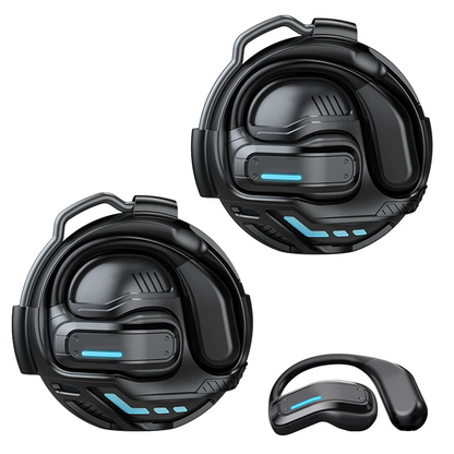 Open-Ear Knochenleitungs-Gaming-Kopfhörer - Ultra-Low-Latency & Druckfrei | Wasserdicht