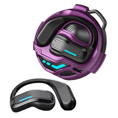 Open-Ear Knochenleitungs-Gaming-Kopfhörer - Ultra-Low-Latency & Druckfrei | Wasserdicht