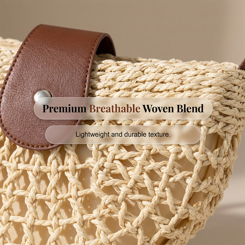 👜 50% RABATT! ✨ Gewebte Umhängetasche für Damen – Leicht, stilvoll & perfekt für den Sommer – vielseitig kombinierbar für Strand oder Stadt 🌞