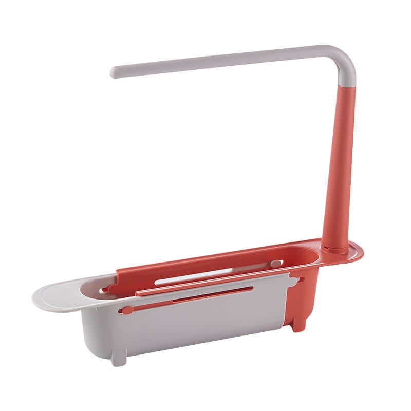 🧽 Teleskop-Spülbecken-Aufbewahrungsregal – Verstellbar, rostfrei & platzsparend – Ideal für Schwämme, Seife & Reinigungsmittel ✨