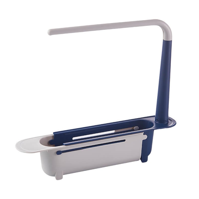 🧽 Teleskop-Spülbecken-Aufbewahrungsregal – Verstellbar, rostfrei & platzsparend – Ideal für Schwämme, Seife & Reinigungsmittel ✨