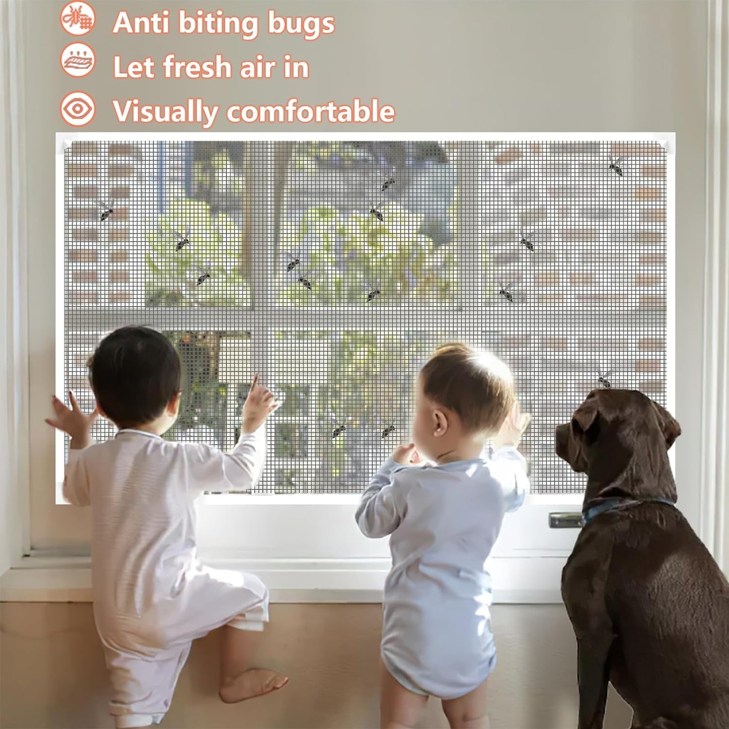 ✨ Magnetisches, verstellbares DIY-Fenstergitter