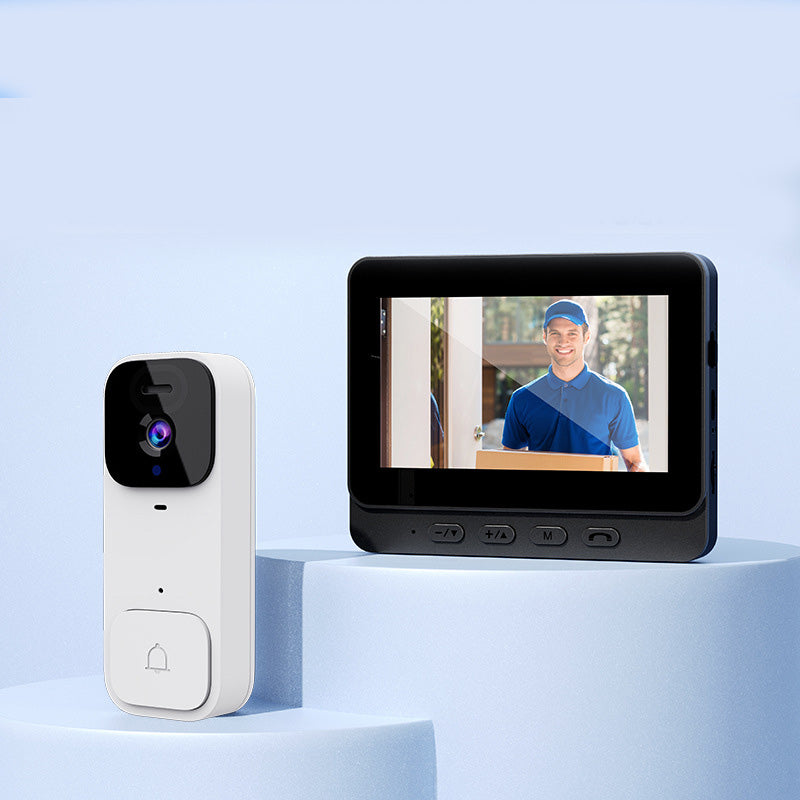 Intelligente Video-Türklingel mit 4,3-Zoll-Display