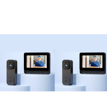 Intelligente Video-Türklingel mit 4,3-Zoll-Display