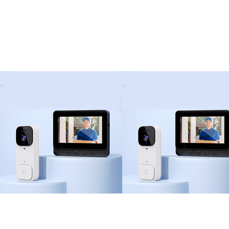 Intelligente Video-Türklingel mit 4,3-Zoll-Display