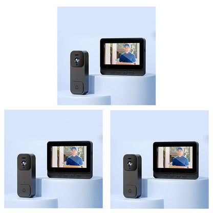 Intelligente Video-Türklingel mit 4,3-Zoll-Display