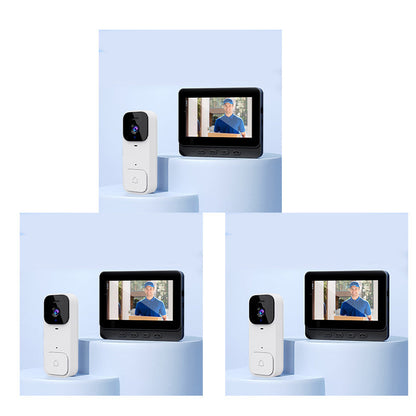 Intelligente Video-Türklingel mit 4,3-Zoll-Display