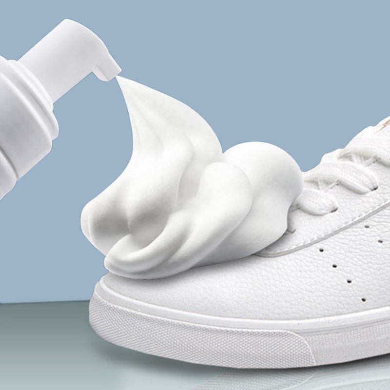 Reinigungsschaum zur Dekontamination und Entfernung von Vergilbungen für weiße Schuhe