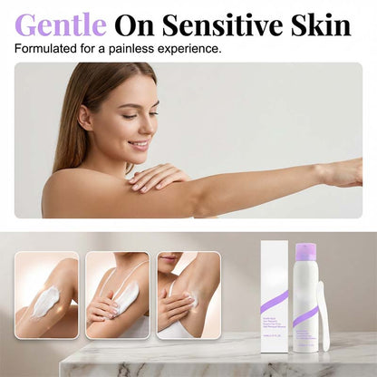 ❤️Schmerzfreie Haarentfernungscreme für die Bikinizone, hypoallergen für empfindliche Haut, mit Aloe, Hyaluronsäure und Zitrusduft – für Damen und Herren
