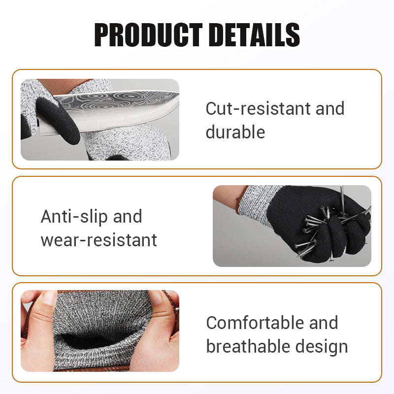 Multifunctional Cut-Resistant Gloves
