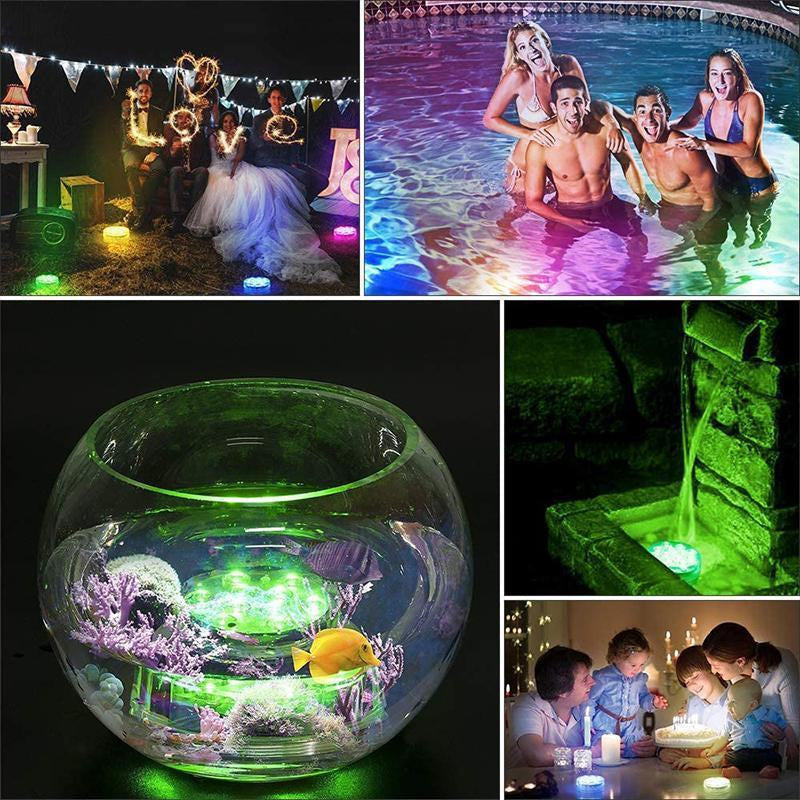 Wasserdichte ferngesteuerte LED-Unterwasserbeleuchtung für Pools