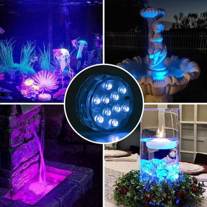 Wasserdichte ferngesteuerte LED-Unterwasserbeleuchtung für Pools