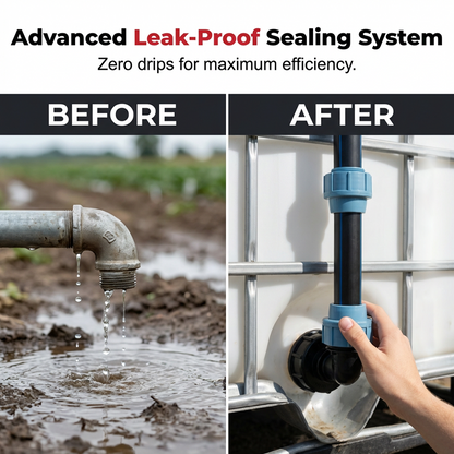 🚰  50% OFF! 💧 IBC Tank Fitting Set – Leak-Proof, Zinc Alloy Tap, Tool-Free, Complete ✨