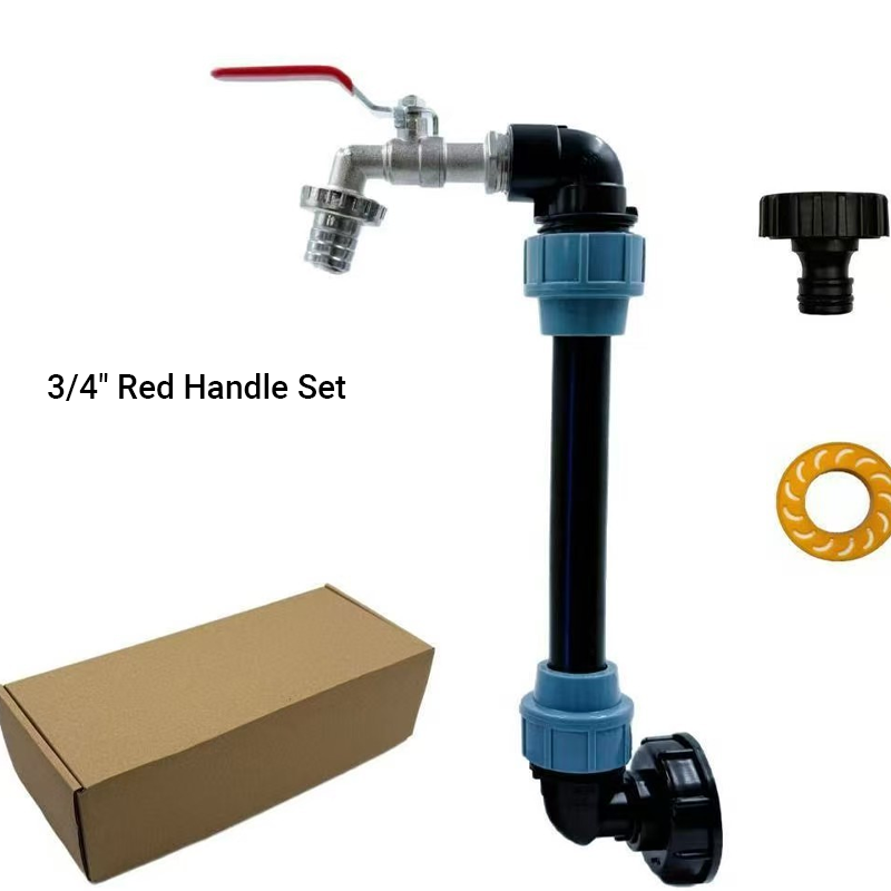 🚰  50% OFF! 💧 IBC Tank Fitting Set – Leak-Proof, Zinc Alloy Tap, Tool-Free, Complete ✨