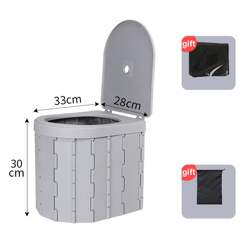 🚽Tragbare Falttoilette für draußen