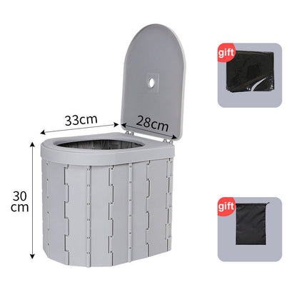 🚽Tragbare Falttoilette für draußen