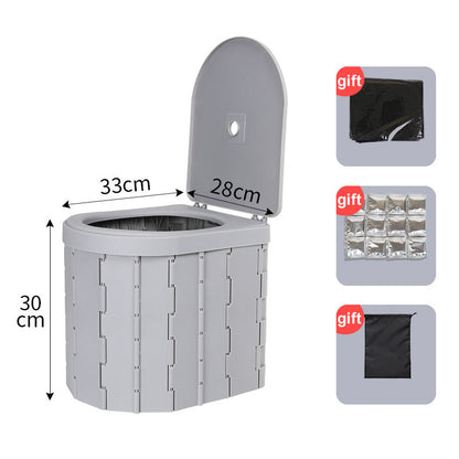 🚽Tragbare Falttoilette für draußen
