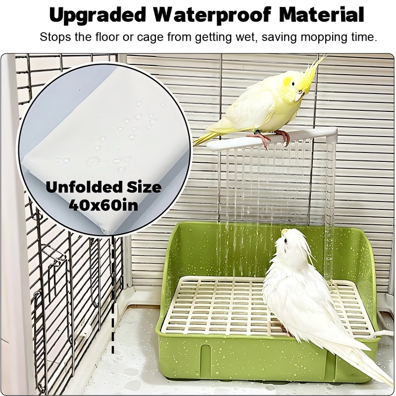 Automatisches Wellensittich-Vogelbad mit Pumpe