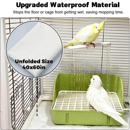 Automatisches Wellensittich-Vogelbad mit Pumpe