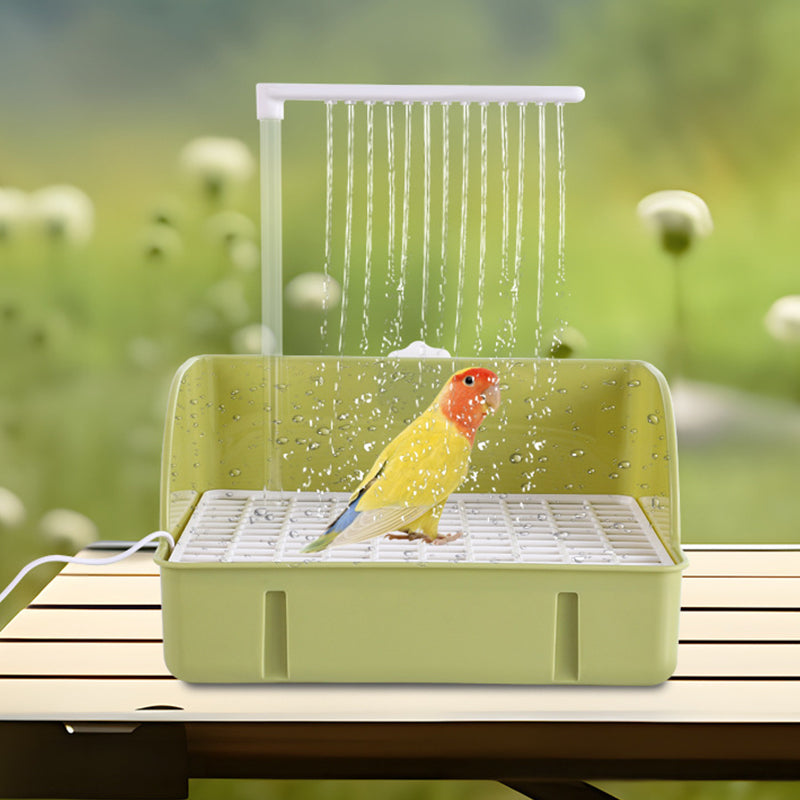 Automatisches Wellensittich-Vogelbad mit Pumpe