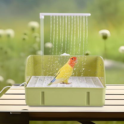 Automatisches Wellensittich-Vogelbad mit Pumpe