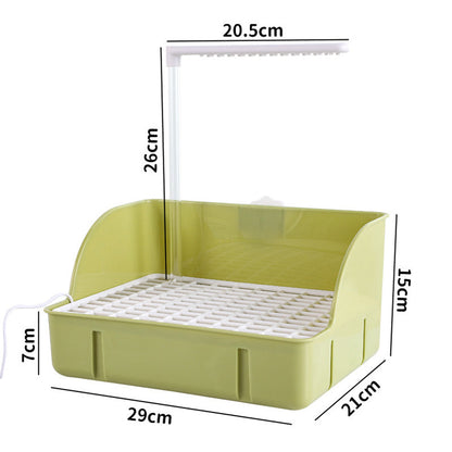Automatisches Wellensittich-Vogelbad mit Pumpe