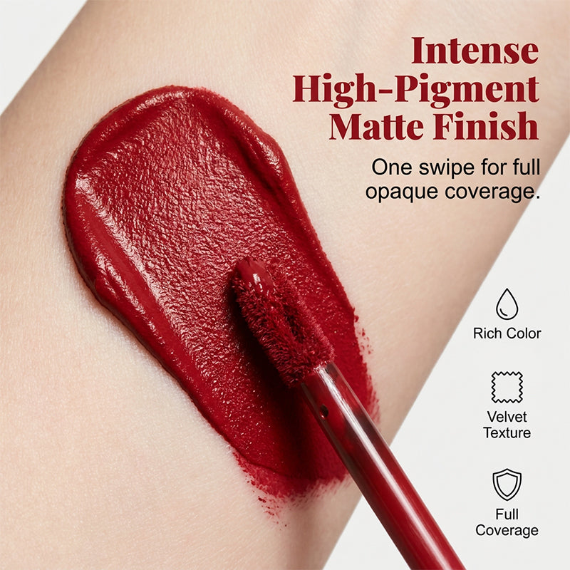 Wasserfester und langanhaltender flüssiger Lippenstift