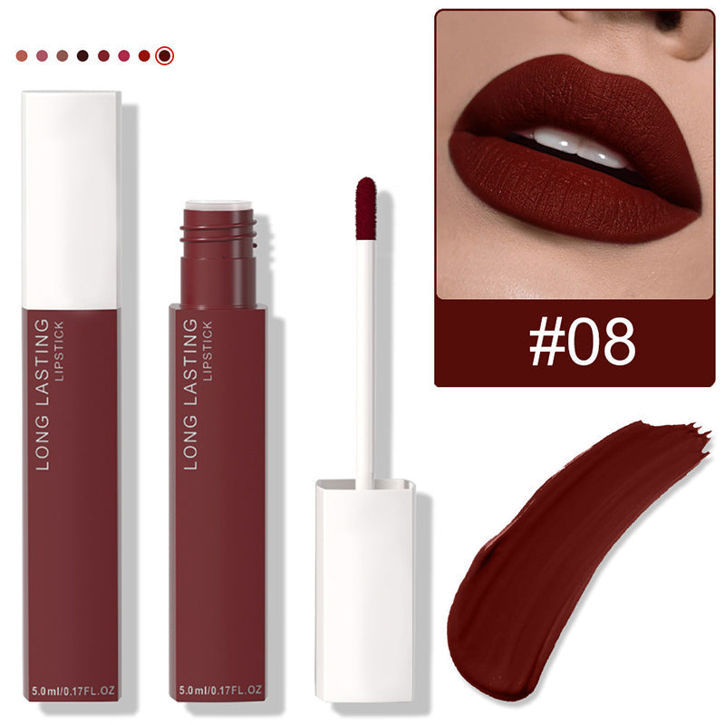 Wasserfester und langanhaltender flüssiger Lippenstift