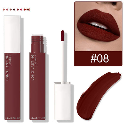 Wasserfester und langanhaltender flüssiger Lippenstift