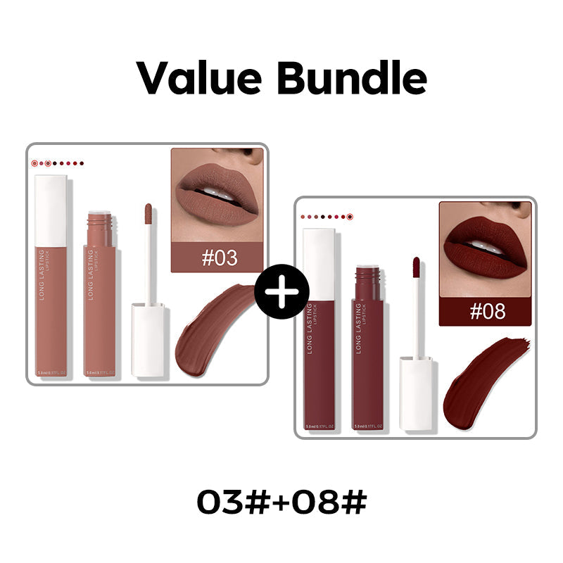 Wasserfester und langanhaltender flüssiger Lippenstift