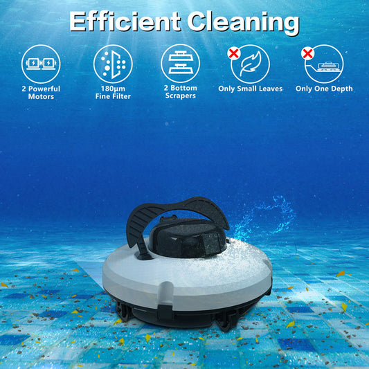 🤖🌊 Kabelloser Poolroboter – Sauberes Wasser ohne Kabel & Schläuche. Automatische Reinigung von Boden, Wänden & Wasserlinie. Einfach einschalten & genießen!