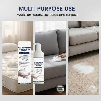 🛏️🧼 Matratzenschaumreiniger für alle Oberflächen – Fleckenentfernung ohne Abspülen, Geruchsbeseitigung und antibakterieller Schutz – Zahlung per Nachnahme ✨✅