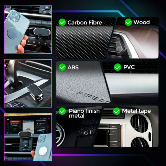 ⏳Zeitlich begrenztes Angebot: 50 % Rabatt⏰Extrem starker, flexibler magnetischer Autohandyhalter🚗📱