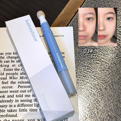 Feuchtigkeitsspendender Creme-Concealer-Stift mit Schwammapplikator