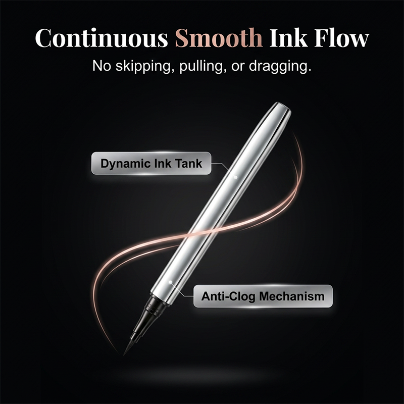 🔥🎁 1+1 GRATIS!!🥳 💞24 Stunden wischfester Präzisions-Flüssig-Eyeliner-Stift✨