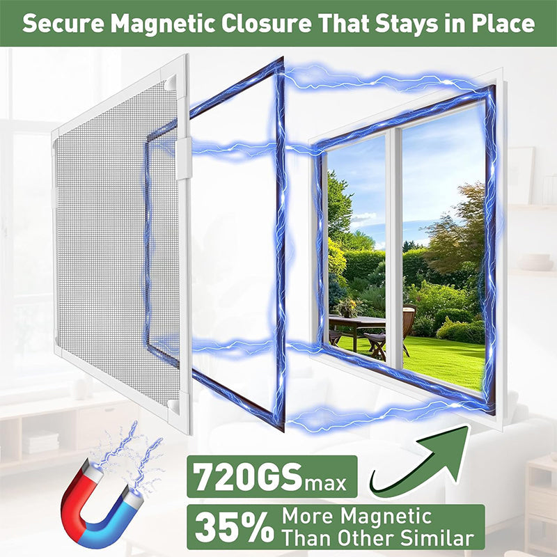 🥳HEISSER SALE 2026🥳💞50.000+ VERKAUFT!👵❤️ 50 % RABATT!  DIY-Magnet-Fenstergitter-Set