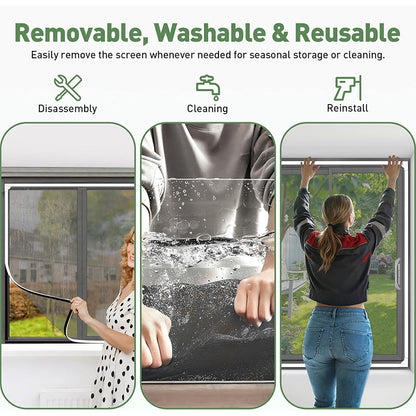 🥳HEISSER SALE 2026🥳💞50.000+ VERKAUFT!👵❤️ 50 % RABATT!  DIY-Magnet-Fenstergitter-Set