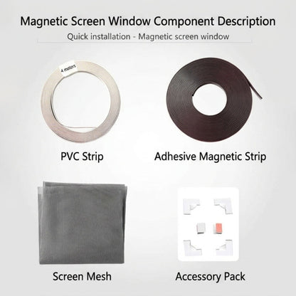 🥳HEISSER SALE 2026🥳💞50.000+ VERKAUFT!👵❤️ 50 % RABATT!  DIY-Magnet-Fenstergitter-Set